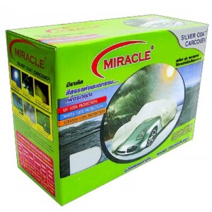 ผ้าคลุมรถมิราเคิลเนื้อไฮโซลอน 2 ชั้น Miracle